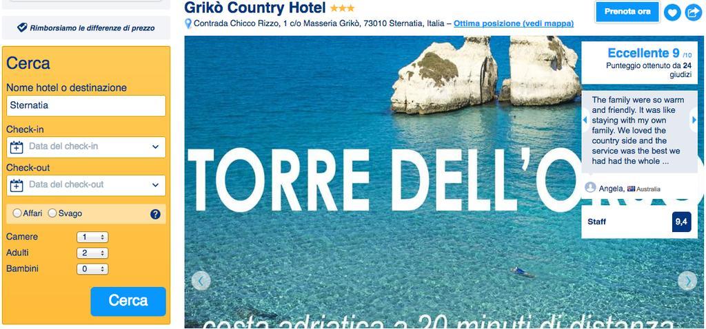Griko Country Hotel Лече Екстериор снимка